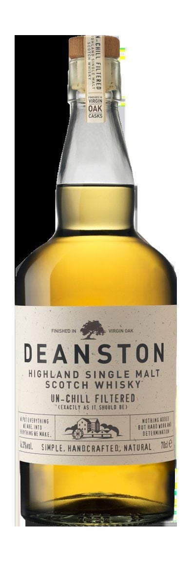 Deanston Un-Chillfiltered Finished Virgin Oak Casks Highland Single Malt Scotch Whisky